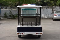 8 Seater Battery Powered Electric Patrol Car , Public Security Car 48V 4KW Green Energy