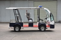 8 Seater Battery Powered Electric Patrol Car , Public Security Car 48V 4KW Green Energy