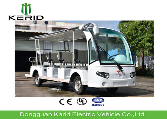Street Legal 11 Person Mini Electric Sightseeing Bus With Artificial Leather Seats